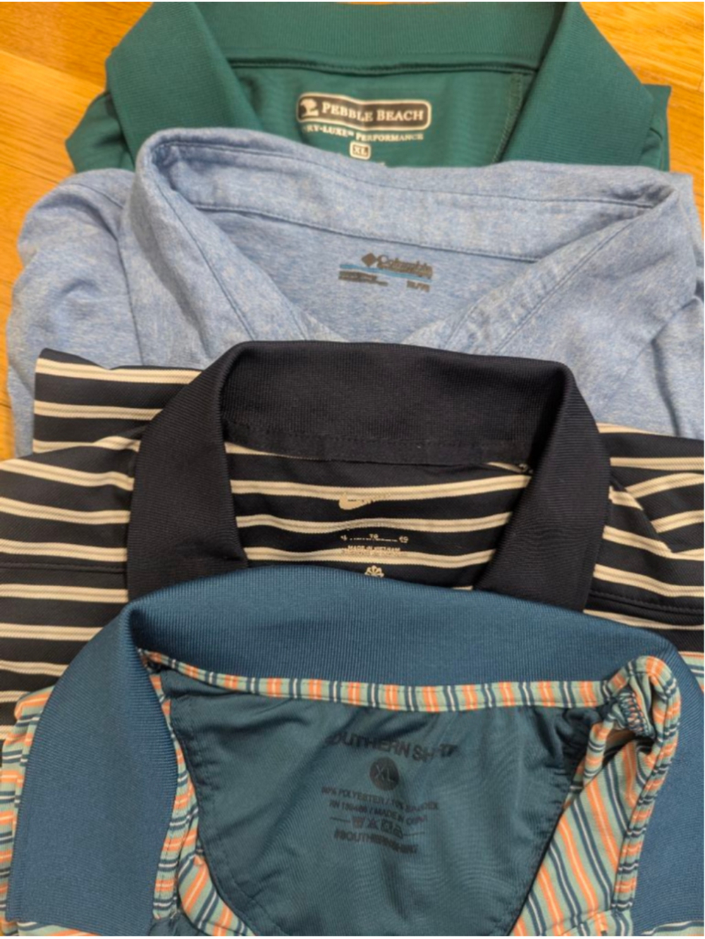 Men's XL lot of 6 polo and short sleeve shirt bundle - Picture 3 of 5